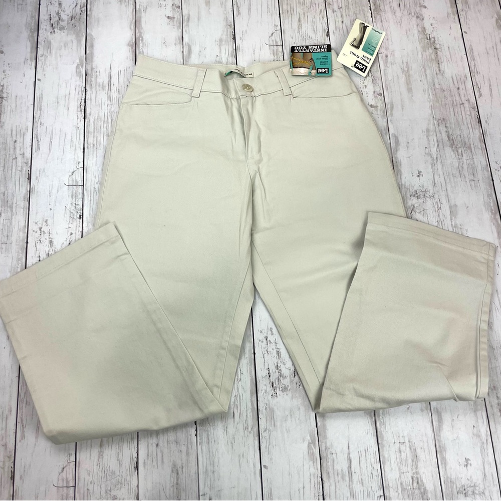 NWT Lee Khaki Pant Women Casual Dress Slacks 4M 8 Short 10 Short 12 Long 16 Long